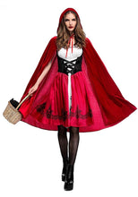 Carica l&#39;immagine nel visualizzatore di Gallery, Generico Costume da Carnevale Halloween Cappuccetto Rosso con Mantello...
