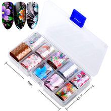 Carica l&#39;immagine nel visualizzatore di Gallery, 30 colori Nail Foil Transfer Stickers, Kalolary Adesivi Unghie Colore 1 - Ilgrandebazar