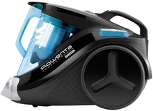 Carica l&#39;immagine nel visualizzatore di Gallery, Rowenta RO3731 Compact Power Cyclonic Classic+, Aspirapolvere a Traino senza Sacco, Tecnologia Ciclonica, Capacità  1.5 L, Blu/Nero 49x29x34cm