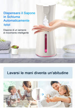 Carica l'immagine nel visualizzatore di Gallery, KLAS REMO Dispenser di Sapone Automatico,400ML Distributore di Schiuma ad Automatica Touchless Sensore a Infrarossi per Bagno, Cucina, Ufficio, Hotel - Beige