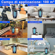 Carica l'immagine nel visualizzatore di Gallery, Lampada Antizanzare Elettrica, Aggiornamento per il 2023, 4500V 20W UV Zanzariera Elettrica Impermeabile IPX4, Insetticida Zanzare per Casa Giardino Interno Esterno, con 1 Spazzole Pulite