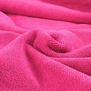 Belmalia Asciugamano in microfibra XXL molto assorbente e ad Rosa Fucisa