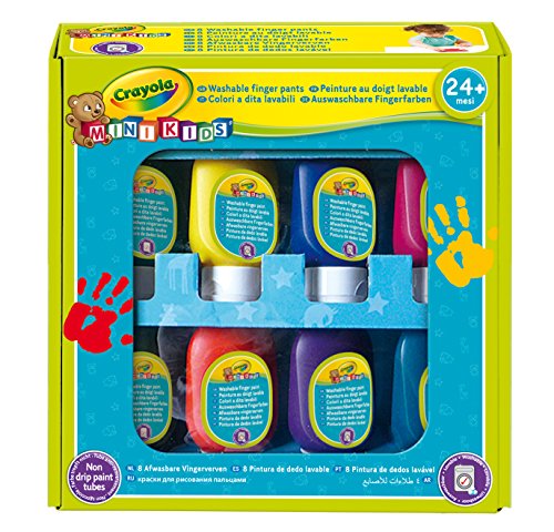 CRAYOLA- Mini Kids Set Pittura a Dita, Lavabile, età 24 Mesi, per Asilo e... - Ilgrandebazar
