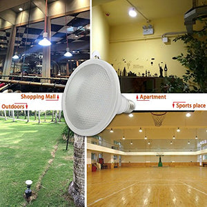 Lampadina LED E27 Base PAR38 15W, Impermeabile IP65, Alogeno Bianca