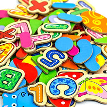 Carica l&#39;immagine nel visualizzatore di Gallery, Puzzle Magnetico Legno Giocattolo di Bambini con Double Face White