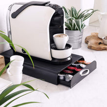 Carica l&#39;immagine nel visualizzatore di Gallery, Navaris Cassetto Porta Cialde caffè - Contenitore 50x Capsule ESE ø ca. Nero - Ilgrandebazar