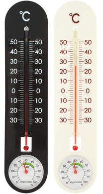 com-four® termometro 2X per Interno ed Esterno - 2 Pezzi - Termoigrometro - Ilgrandebazar