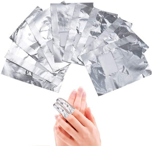 200 Compresse Remover Foil Wraps del Rimuovere smalto gel per Unghie,Fogli di Alluminio per Rimuovere lo Smalto,Nail Art Remover Wraps