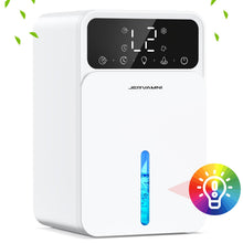 Carica l&#39;immagine nel visualizzatore di Gallery, Deumidificatore Casa, Mini Portatile Deumidificatore Elettrico per Bagno, Deumidificatore Casa Muffa Silenzioso |Temporizzatore 12 Ore |7 Luci Colorate |Spegnimento automatico |Sbrinamento Automatico