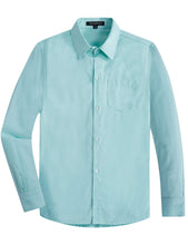Carica l&#39;immagine nel visualizzatore di Gallery, Spring&amp;Gege Camicia da ragazzo a maniche lunghe, uniforme formale, in twill... - Ilgrandebazar