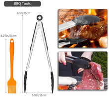 Carica l'immagine nel visualizzatore di Gallery, Winzwon Tappetini Barbecue, BBQ Griglia Tappetini, Stuoie Barbecue Antiaderente Riutilizzabili, Tappeto Resistente al Calore per Griglia a Carbone Gas Weber Elettrico per Carne Pesce Verdure