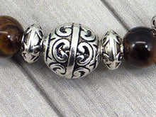 Carica l&#39;immagine nel visualizzatore di Gallery, Bracciale per gli uomini in perle Turchese ricostituito e perla di occhio di... - Ilgrandebazar