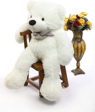 Carica l&#39;immagine nel visualizzatore di Gallery, YunNasi Peluche XXL bianco120cm Orso di peluche enorme morbido Orsacchiotto gigante