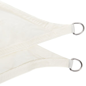 Cool Area Tenda a Vela Impermeabile Rettangolare 3 x 4 Metri 3x4m, Crema - Ilgrandebazar