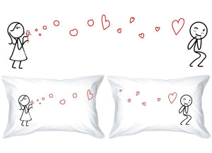 Human Touch, LE BOLLE DI AMORE II - Lui & Lei - federe - il romantico White - Ilgrandebazar