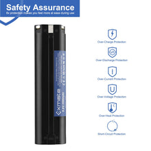 Carica l&#39;immagine nel visualizzatore di Gallery, Exmate 9.6V 3.5Ah Batteria per Makita 9000 9001 9002 9033 9600 191681-2... - Ilgrandebazar