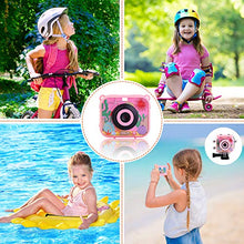 Carica l'immagine nel visualizzatore di Gallery, ToyZoom Bambini Macchina Fotografica 1080p HD Impermeabile Videocamera Rosa B