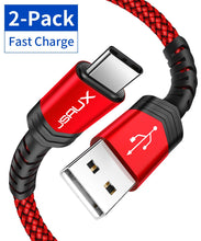 Carica l'immagine nel visualizzatore di Gallery, JSAUX Cavo USB C, [2 Pezzi: 1m + 2m] Intrecciato in Nylon Tipo C a... - Ilgrandebazar