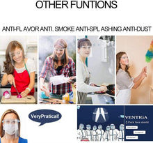 Carica l'immagine nel visualizzatore di Gallery, Visiere_Protettiva Trasparente per Adulti e Studenti, Face_Shield_Visor (Con 12 visiere e 6 montature per occhiali)