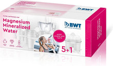 Carica l'immagine nel visualizzatore di Gallery, BWT Magnesium Mineralizer Filtro con Tecnologia Brevettata caraffa filtrante, Bianco, 6 unità (Confezione da 1)