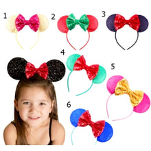 Carica l'immagine nel visualizzatore di Gallery, Cerchietto topolina - minnie - Bambina - Carnevale Taglia unica bambino, Nero - Ilgrandebazar