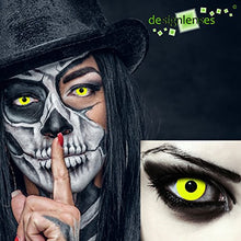 Carica l&#39;immagine nel visualizzatore di Gallery, Designlenses Giallo Totalmente Lenti a Contatto Colorate Gialle per giallo - Ilgrandebazar