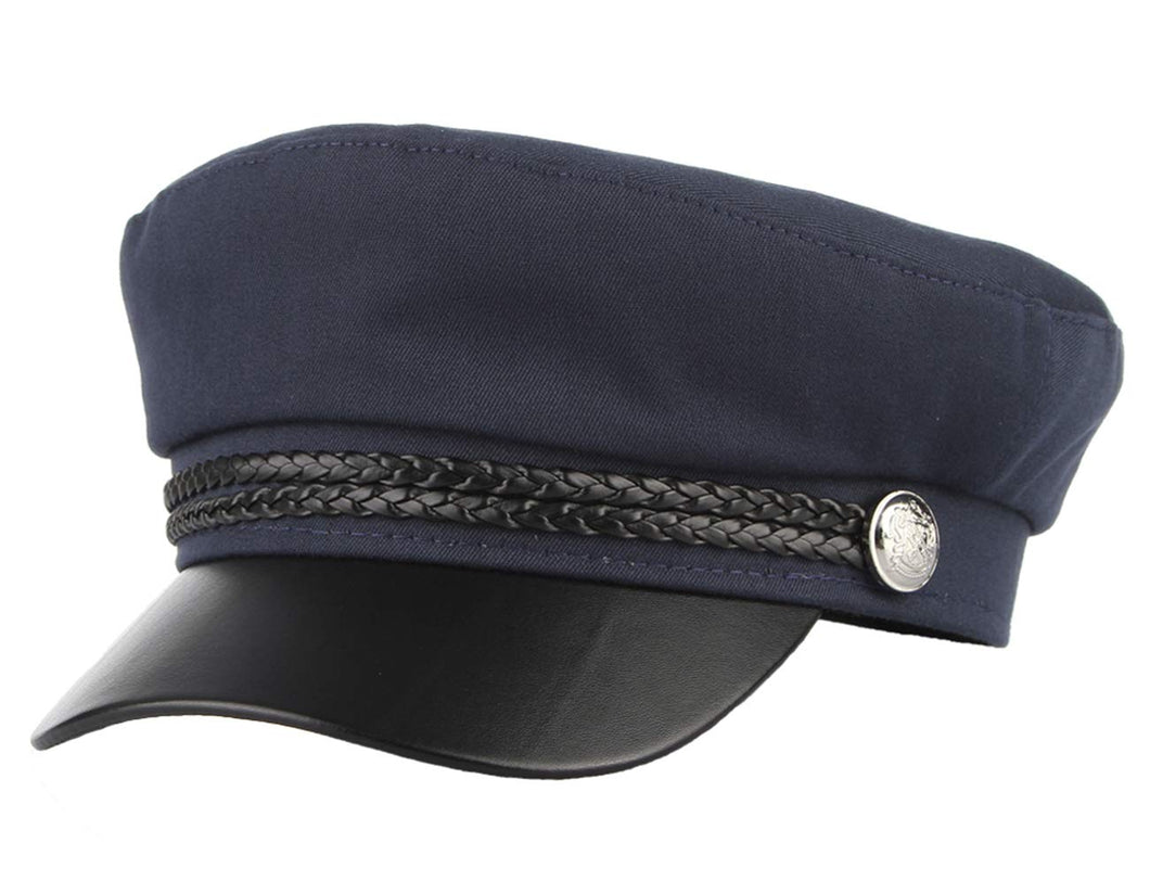 GEMVIE Donna Cappello con Visiera e Nastro Intrecciare Berretto Retro...