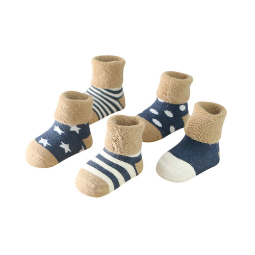 DEBAIJIA 5 Paia Calzini Bambini Calze Ragazze Ragazzo Cotone Neonati... - Ilgrandebazar