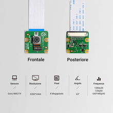 Carica l&#39;immagine nel visualizzatore di Gallery, LABISTS Raspberry Pi Official Camera Module V2 8Mp, IMX219 Sensore V2.0 - Ilgrandebazar