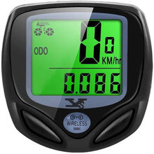 Carica l&#39;immagine nel visualizzatore di Gallery, DINOKA Contachilometri Bici Senza Fili,YS Computer di Bicicletta,Impermeabile Bici Computer per Tachimetro Bici Wireless Ciclocomputer con Display Retroilluminato,la Distanza di Tracciamento,velocità