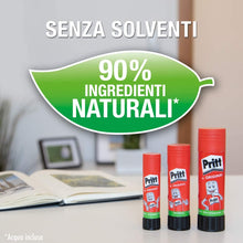 Carica l&#39;immagine nel visualizzatore di Gallery, Pritt Colla Stick 5 x 11g, colla per bambini sicura e affidabile, colla Pritt per lavoretti e fai da te, con una tenuta forte per uso scuola e ufficio, 5 stick x 11g