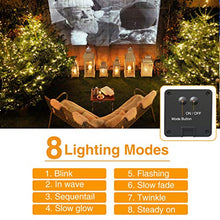 Carica l&#39;immagine nel visualizzatore di Gallery, [2 Pacchi] Catena Luminosa Esterno Solare, Hepside 12m 120 LED Luci Solari...