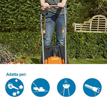 Carica l&#39;immagine nel visualizzatore di Gallery, Electraline 49235 Prolunga Giardino con Avvolgicavo Spina e Presa 40 m