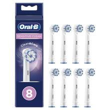 Carica l'immagine nel visualizzatore di Gallery, Oral-B Sensitive Clean Testine di Ricambio per Spazzolino Elettrico, Confezione da 8 Pezzi, Pacco Adatto alla Buca delle Lettere