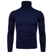 Carica l&#39;immagine nel visualizzatore di Gallery, Maglione Uomo Collo Alto Lavorato a Maglia Manica Lunga Maglione... - Ilgrandebazar