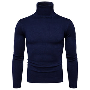 Maglione Uomo Collo Alto Lavorato a Maglia Manica Lunga Maglione... - Ilgrandebazar