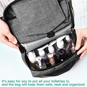 Beauty Case da Viaggio Impermeabile, Appeso Trousse Toilette Impermeabile...