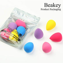 Carica l&#39;immagine nel visualizzatore di Gallery, BEAKEY 5 pz Set di trucco spugna Blender beauty, fondotinta multicolore - Ilgrandebazar