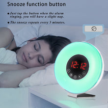 Carica l&#39;immagine nel visualizzatore di Gallery, Wake-Up Light con Effetto Alba, Radiosveglia Luce Notturna 7 Colori, 6639 - Ilgrandebazar