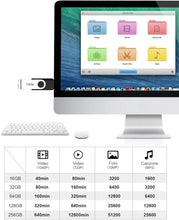 Carica l'immagine nel visualizzatore di Gallery, Netac 64G Chiavetta USB 3.0，Rotazione a 360 ° Pen Drive，USB Flash Drive velocità di Lettura Fino a 90 MB/s，Thumb Drive Memoria Stick