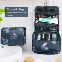 Carica l'immagine nel visualizzatore di Gallery, Beauty Case da Viaggio, YumSur Appeso Toiletry Organizer Travel trousse per donne e uomini - perfetto per viaggio/all'aperto Fenicottero Della Marina