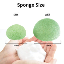 Carica l&#39;immagine nel visualizzatore di Gallery, Konjac Spugna Viso,100% Naturale (Set di 3) per esfoliazione e pulizia... - Ilgrandebazar