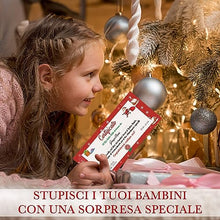 Carica l'immagine nel visualizzatore di Gallery, KOÏLWËS Letterina Babbo Natale - Certificato di Babbo Natale Libro dei Bambini Buoni - Idee Regali Bambini Natale Originali - Kit Babbo Natale - Regali Natale