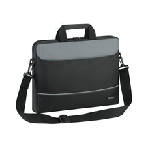 Carica l'immagine nel visualizzatore di Gallery, Targus Topload Intelletto Borsa da Trasporto per Notebook 15.6", Nero/Grigio - Ilgrandebazar