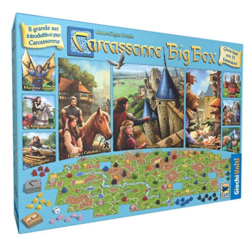 Giochi Uniti Carcassonne Big Box Edizione 2017, GU572 multicolor