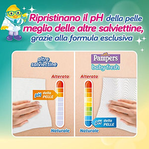 Pampers Baby Fresh Salviettine - Pacco da 1 x 350 Pezzi - Ilgrandebazar