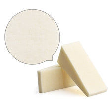 Carica l&#39;immagine nel visualizzatore di Gallery, Circa 40 spugne triangolari per trucco, cosmetici, nail art, white - Ilgrandebazar