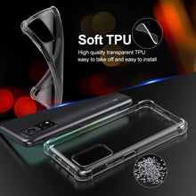 Carica l'immagine nel visualizzatore di Gallery, Cresee - Custodia protettiva per Xiaomi Mi 10T / 10T Pro 5G, trasparente con angoli rinforzati, sottile, antigraffio, antiurto, in TPU, per Mi 10T / 10T Pro (trasparente)