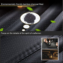 Carica l&#39;immagine nel visualizzatore di Gallery, EverFabulous 1 PCS PU Cuoio bambù Stuoia del Rilievo Cuscino della Nero - Ilgrandebazar