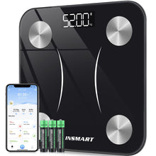 Carica l&#39;immagine nel visualizzatore di Gallery, Bilancia Pesapersone Digitale Professionale, INSMART Bilancia Impedenziometrica Smart Bluetooth con 13 Indici di Misurazione Pesa Persone, Massa Grassa e Magra, BMI, Massa Muscolare o Ossea, 180KG